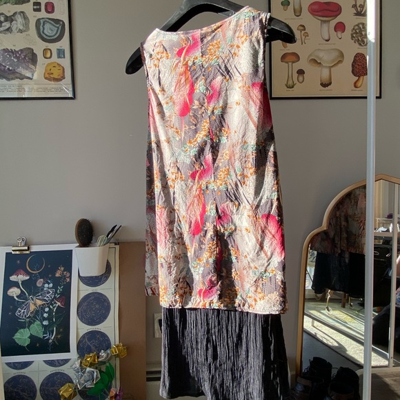 Patchwork Layered Boho Summer Dress - Picture 2 of 7